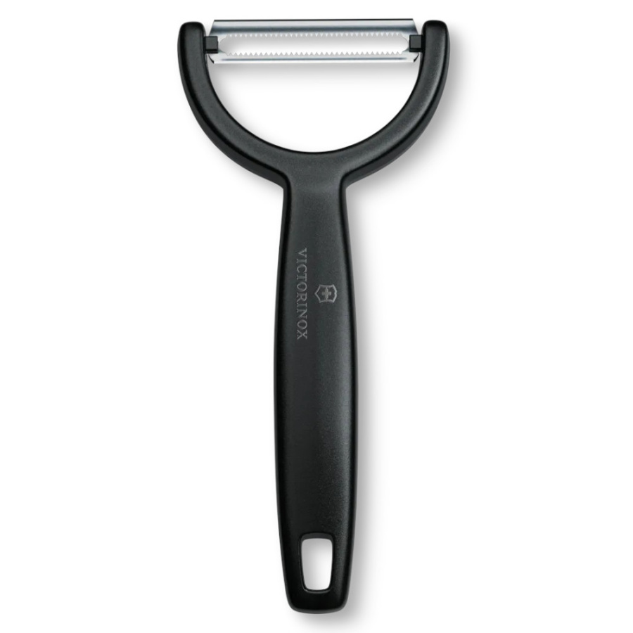 Victorinox - obieraczka ypso - dwustronna - ząbkowane ostrze - czarny