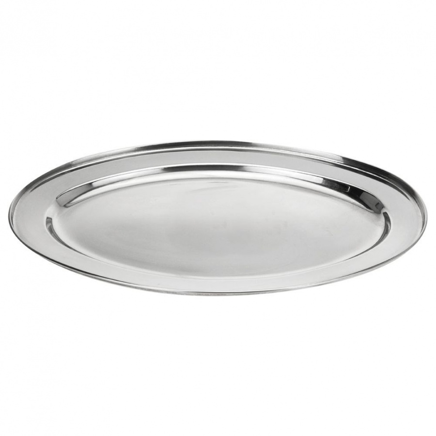 Taca do serwowania stalowa owalna 39x26 cm