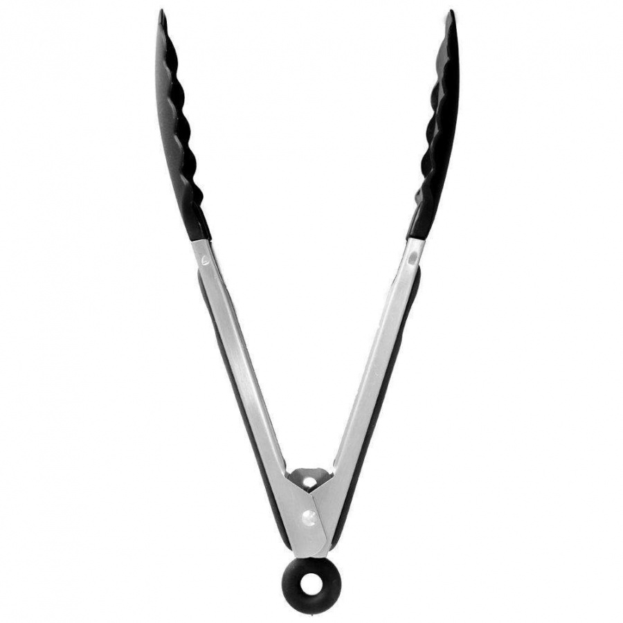 Szczypce kuchenne do obracania, serwowania, grilla, grillowania, 26 cm