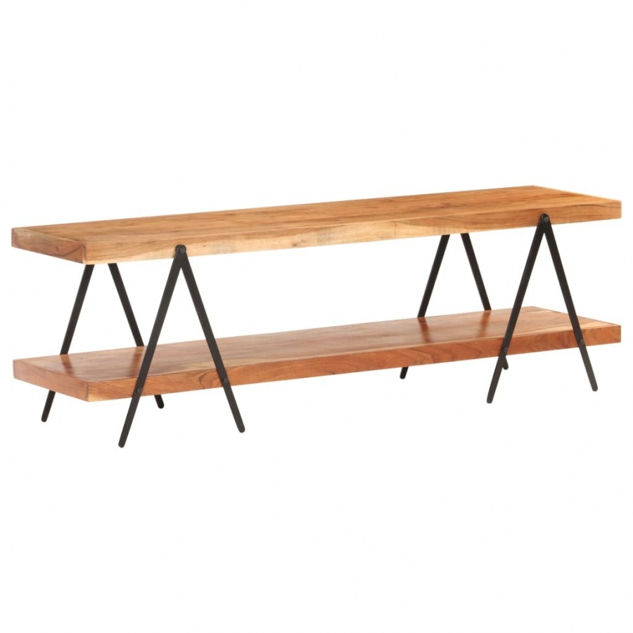 Szafka pod TV, 160 x 40 x 50 cm, lite drewno akacjowe