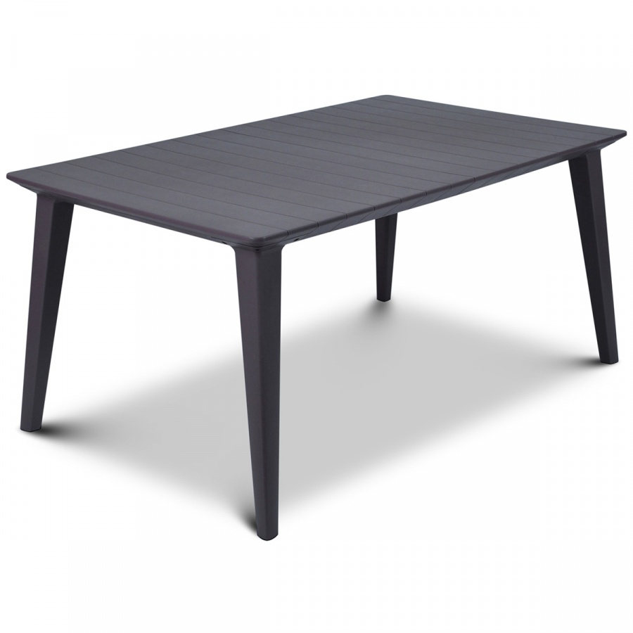 Stół ogrodowy 157cm Allibert Lima grafitowy