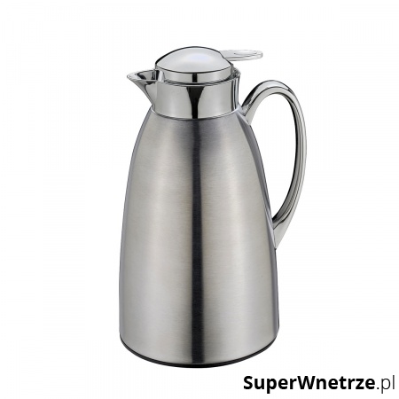 dzbanek termiczny, termos konferencyjny 1 l, metaliczny satynowy
