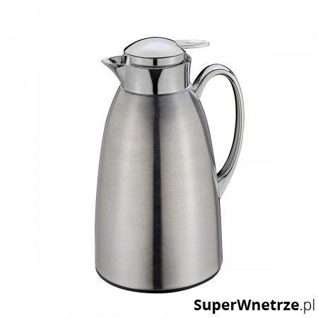 dzbanek termiczny, termos konferencyjny 1 l, metaliczny satynowy