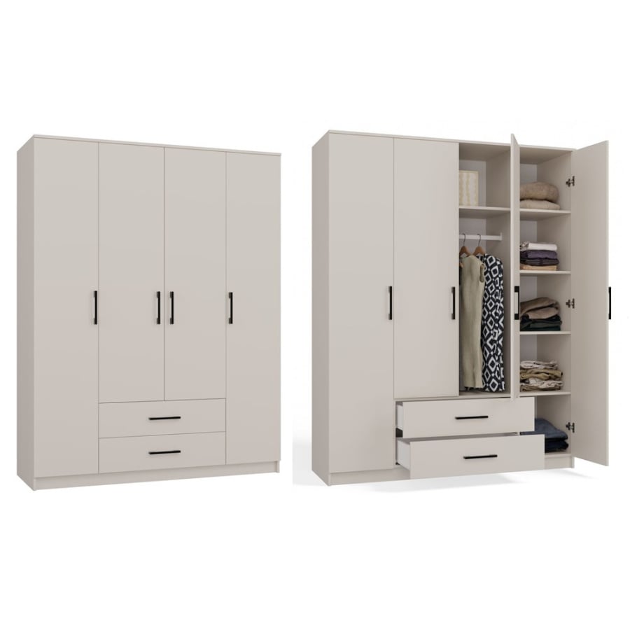 Szafa Romana 160X205 KASZMIR BEŻ