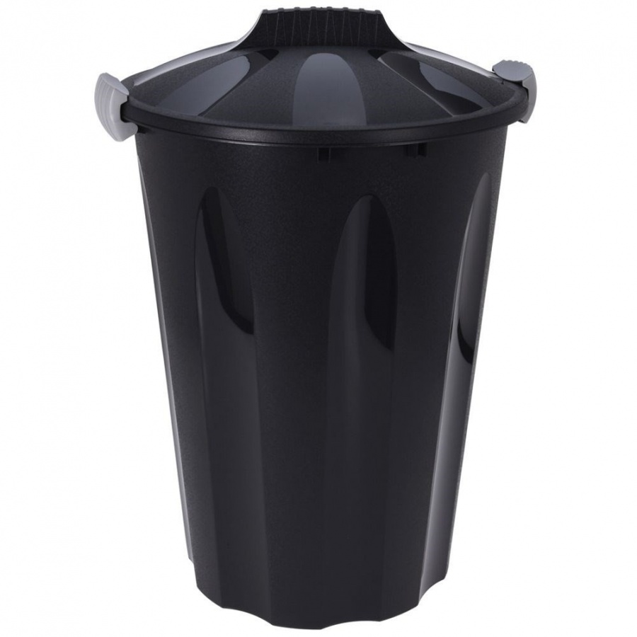 Kosz na śmieci plastikowy czarny 40 l