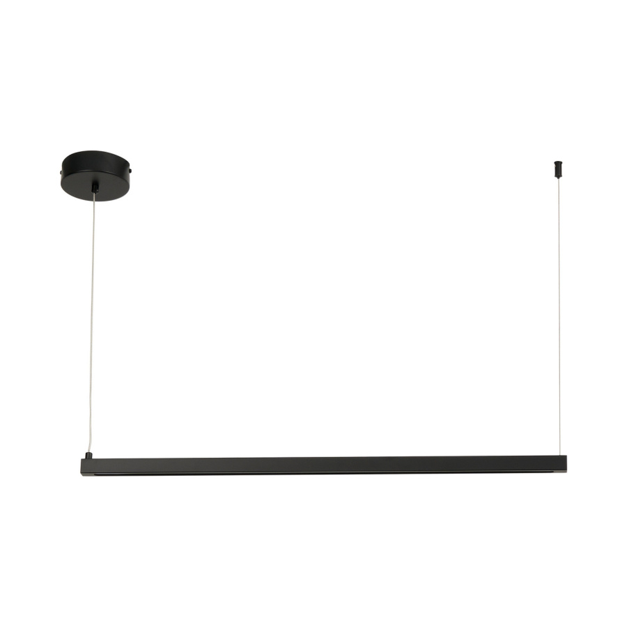 Lampa wisząca beam-80 led czarna 80 cm
