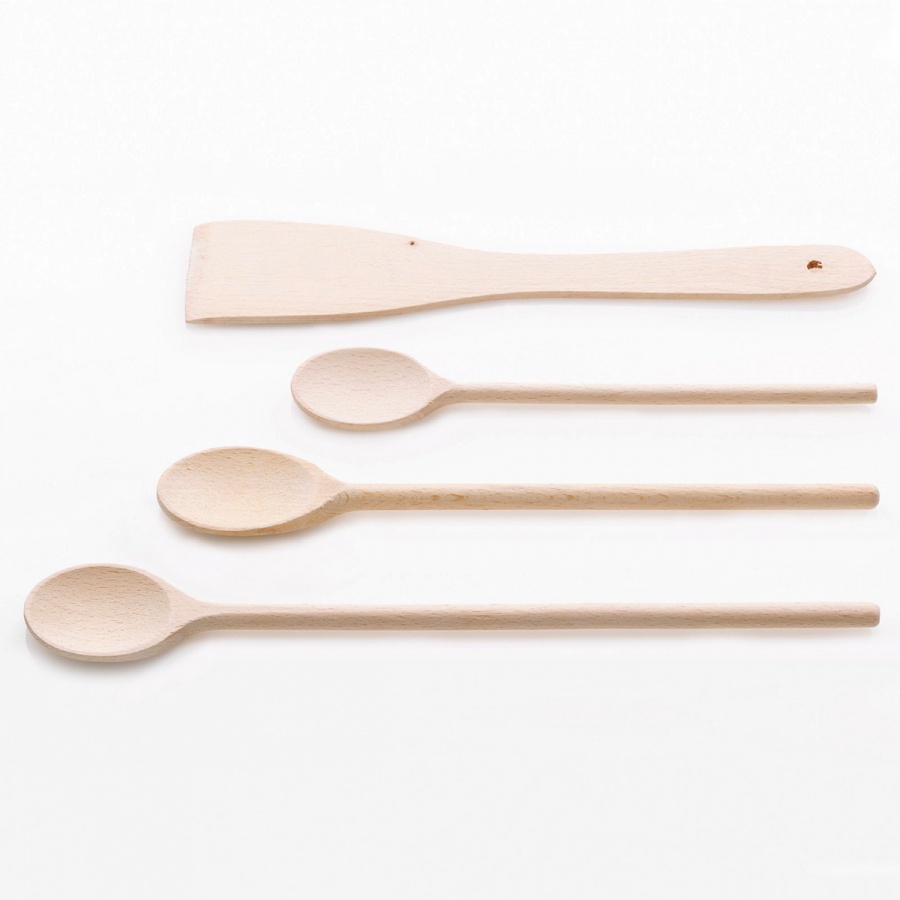 Zestaw łopatek kuchennych 25-30 cm Kela jasnobrązowy