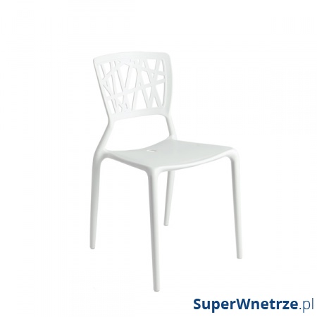 Krzesło Bush białe