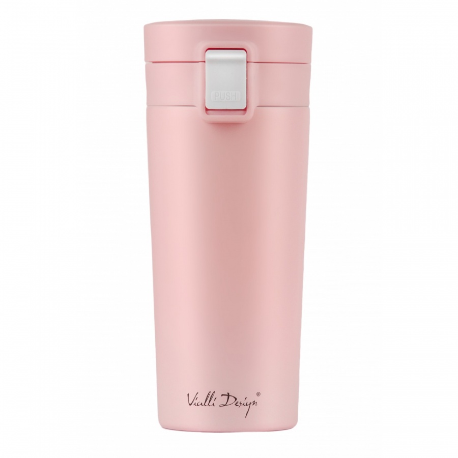 Kubek termiczny 400ml FUORI różowy 27688