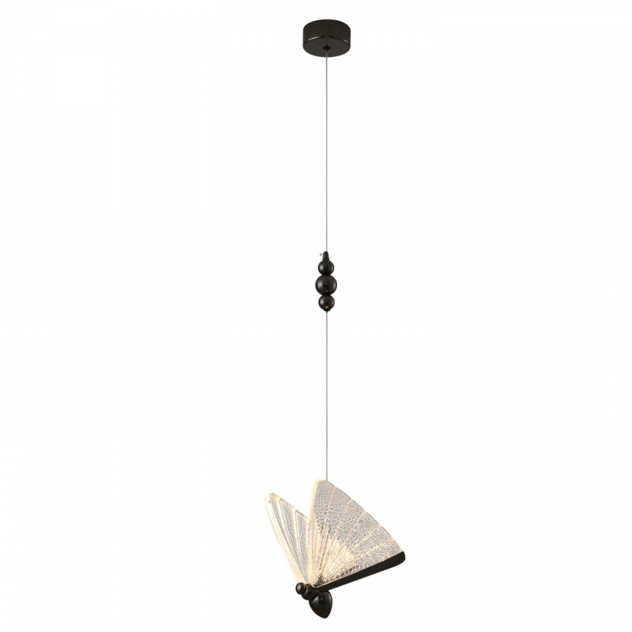 Lampa wisząca bee lamp 1 led czarna 21 cm