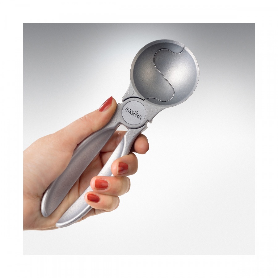 Łyżka do lodów Ice Cool Moha srebrna matowa