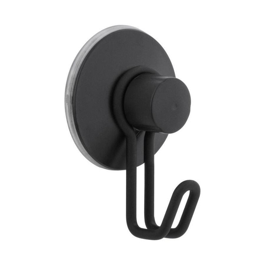 Wieszak haczyk łazienkowy na przyssawkę czarny mat - yoka