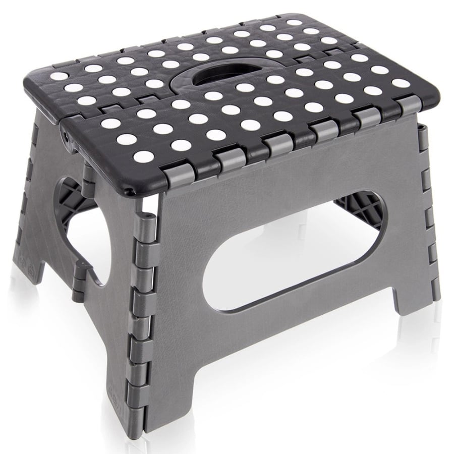 Schodek antypoślizgowy czarny 150 kg 32x25x22 cm