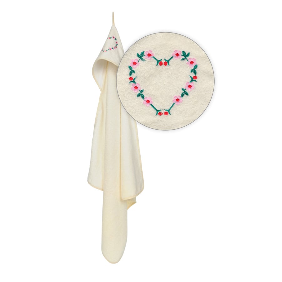 Kąpielowe okrycie niemowlęce ROBIN, roz. 80x80