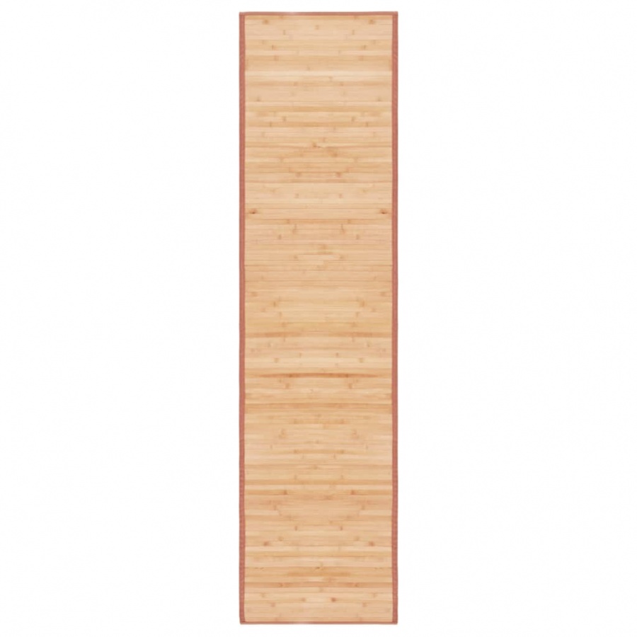 Mata bambusowa na podłogę, 80 x 300 cm, brązowa