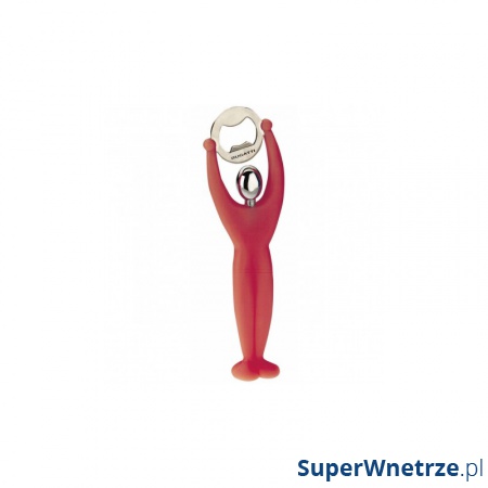 Otwieracz do butelek 5,5x3x19 cm Casa Bugatti GYM czerwony