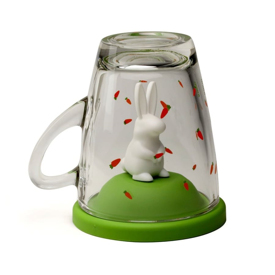 Kubek z pokrywką Króliczek 10429-GN-WH