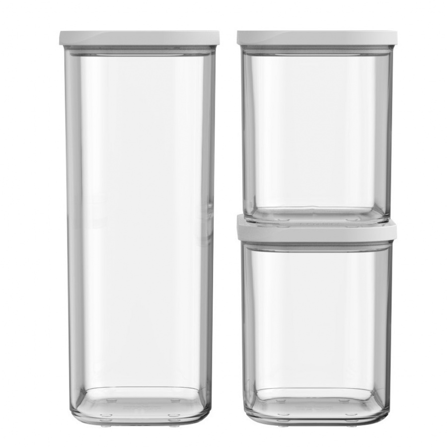 Zestaw pojemników modula 3szt. biały 10699553060