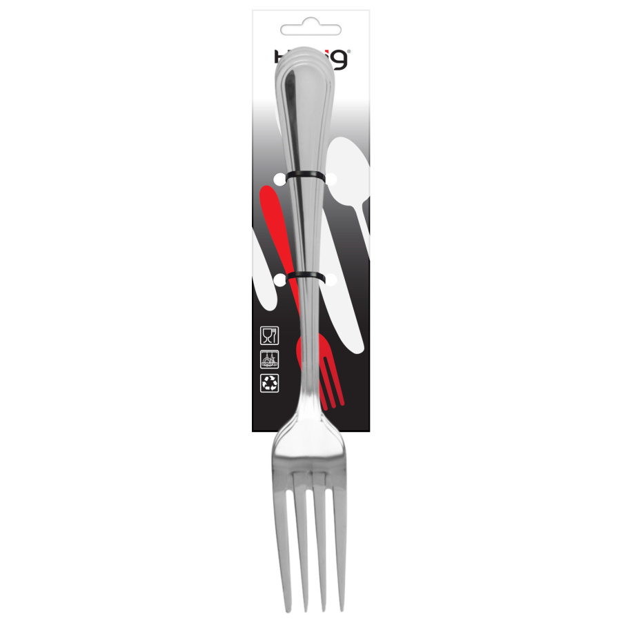 Widelec obiadowy luce srebrny 3 sztuki zawieszka 1371