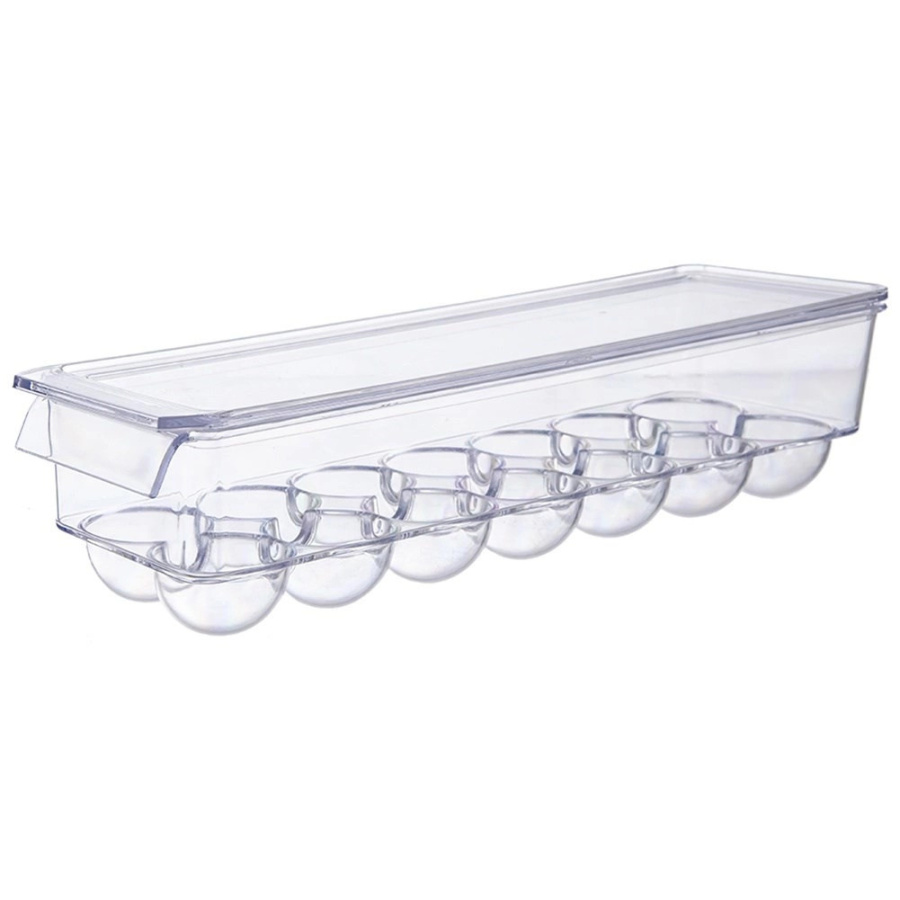 Pojemnik na jajka z pokrywką na 14 jajek