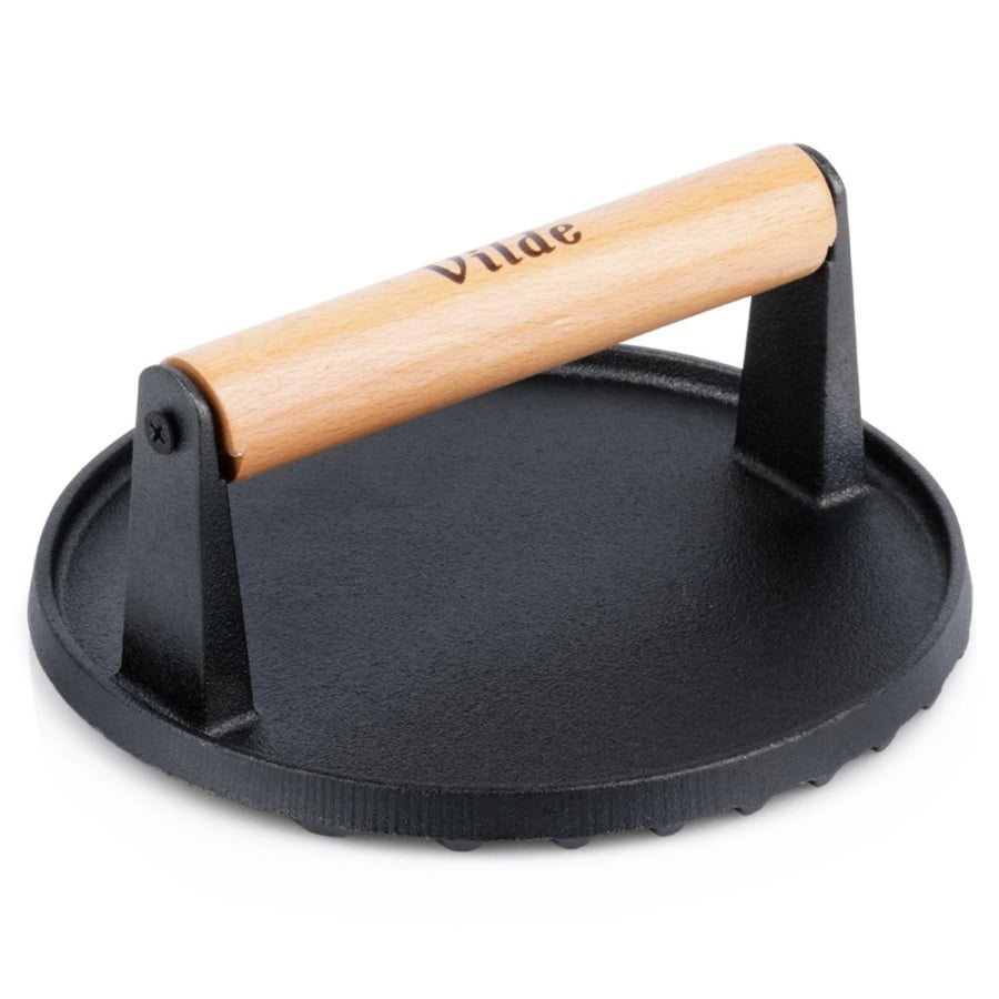 Prasa do burgerów żeliwna cast line 17,5 cm