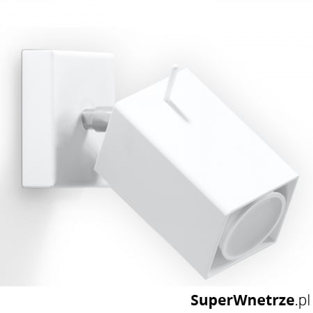 Kinkiet 10x8x15cm Sollux Lighting Merida biały