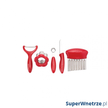 Zestaw do dekoracji Flower Power MSC International czerwony