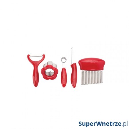 Zestaw do dekoracji Flower Power MSC International czerwony