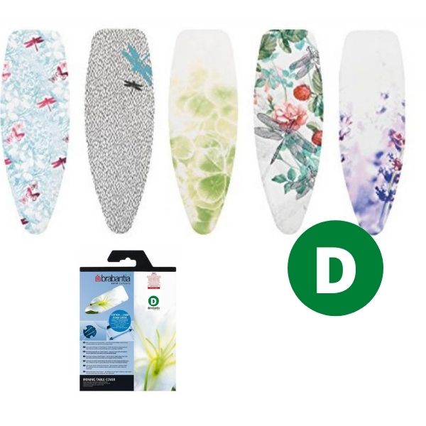 Pokrowiec na deskę do prasowania rozm.D Brabantia Mix Natura kolorowy