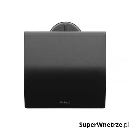 Uchwyt na papier toaletowy 14,5cm Brabantia Bathroom Line czarny