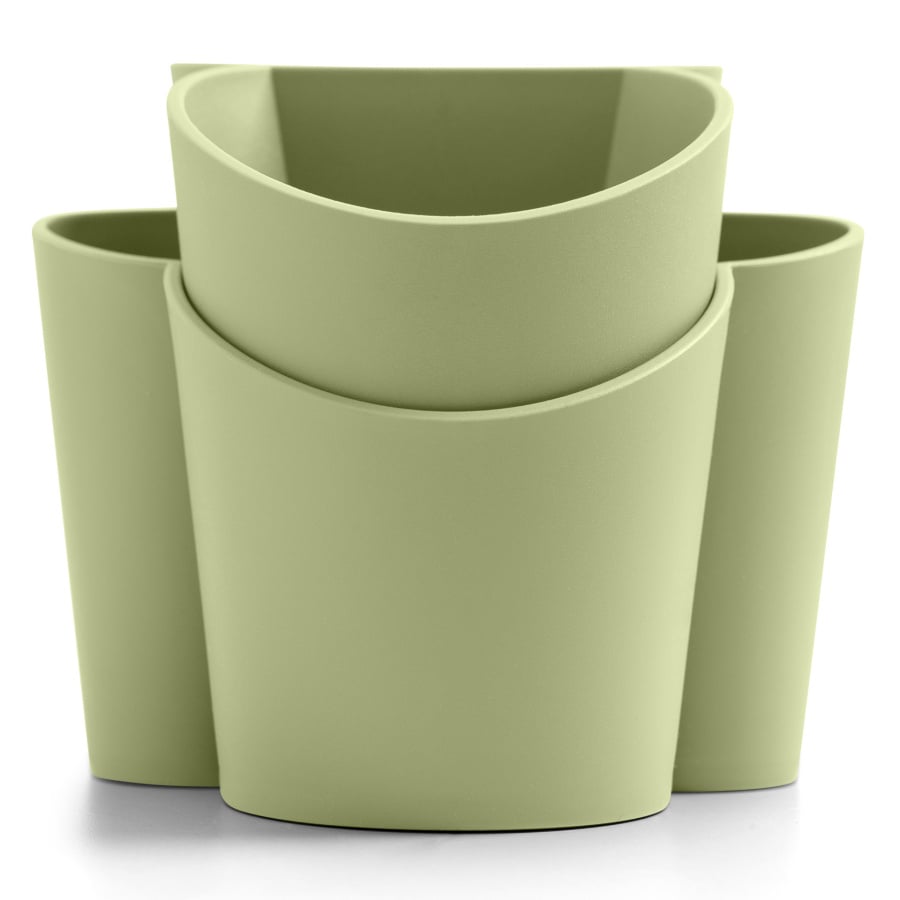 Gocciolo pojemnik na sztućce zielony