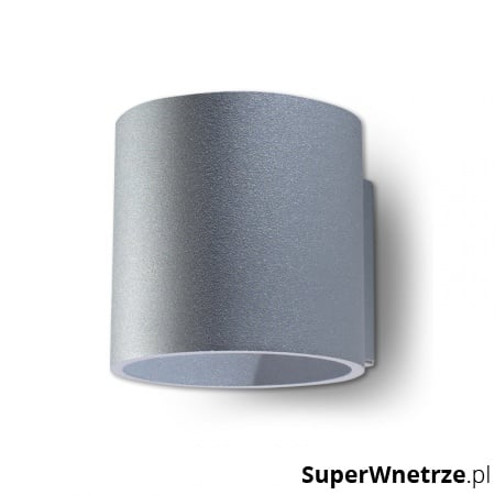 Kinkiet 10x12cm Sollux Lighting Orbis szary