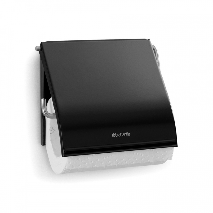 Uchwyt na papier toaletowy Classic Brabantia czarny