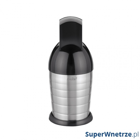 Shaker i rozkruszacz lodu 22,5cm MOHA Party Time srebrno-czarny