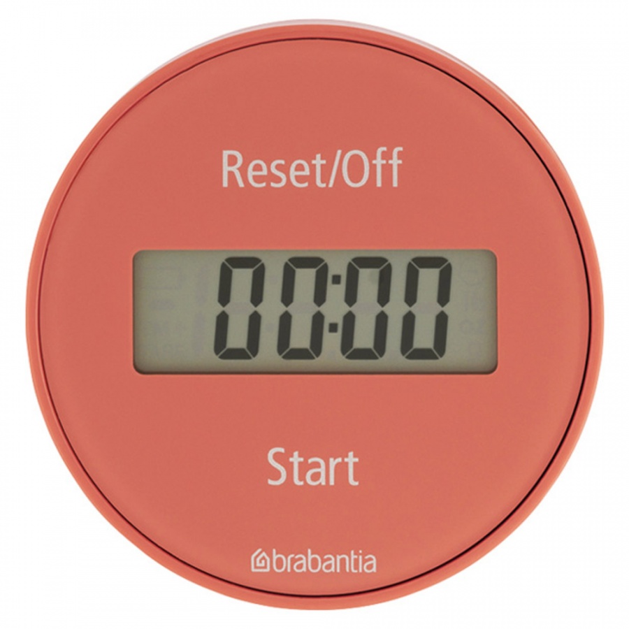 BRABANTIA - Tasty+ - Magnetyczny timer kuchenny - Różowy