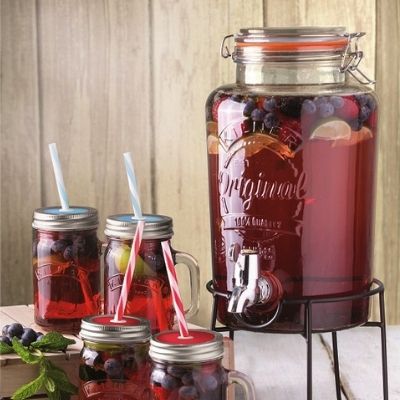 Dystrybutor do napojów 5l Kilner Original przezroczysty