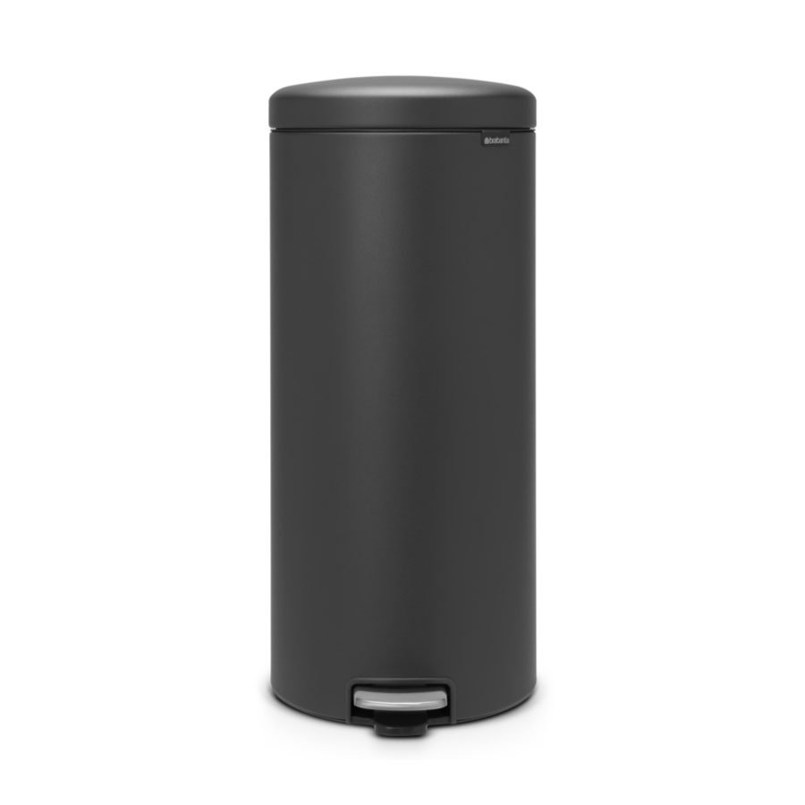 BRABANTIA - NewIcon - kosz pedałowy 30 l - Szary - powłoka mineralna