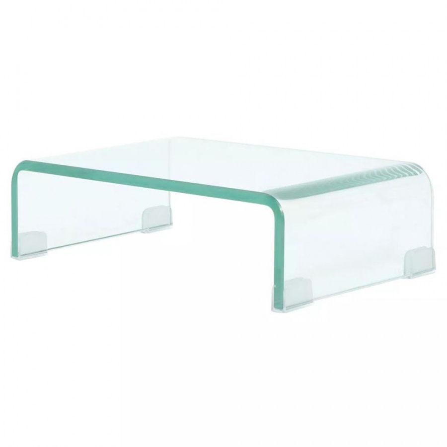 Podstawka pod monitor / telewizor szklana 40x25x11 cm