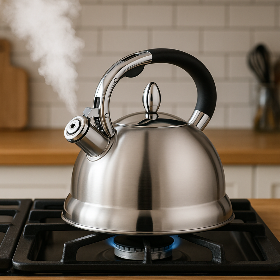 czajnik z gwizdkiem, stal nierdzewna, 2,0 l