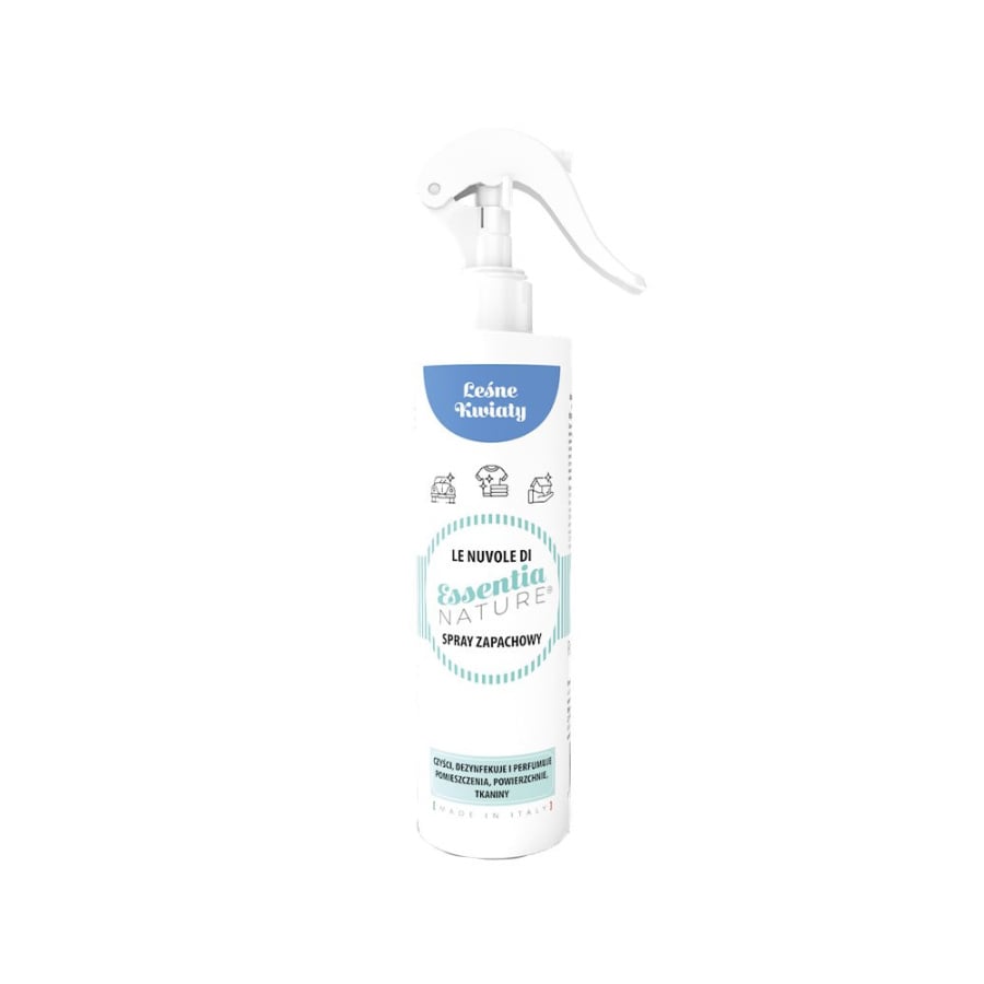Essentia Nature, Odświeżacz w sprayu do tkanin i wnętrz, Leśne Kwiaty, 250 ml