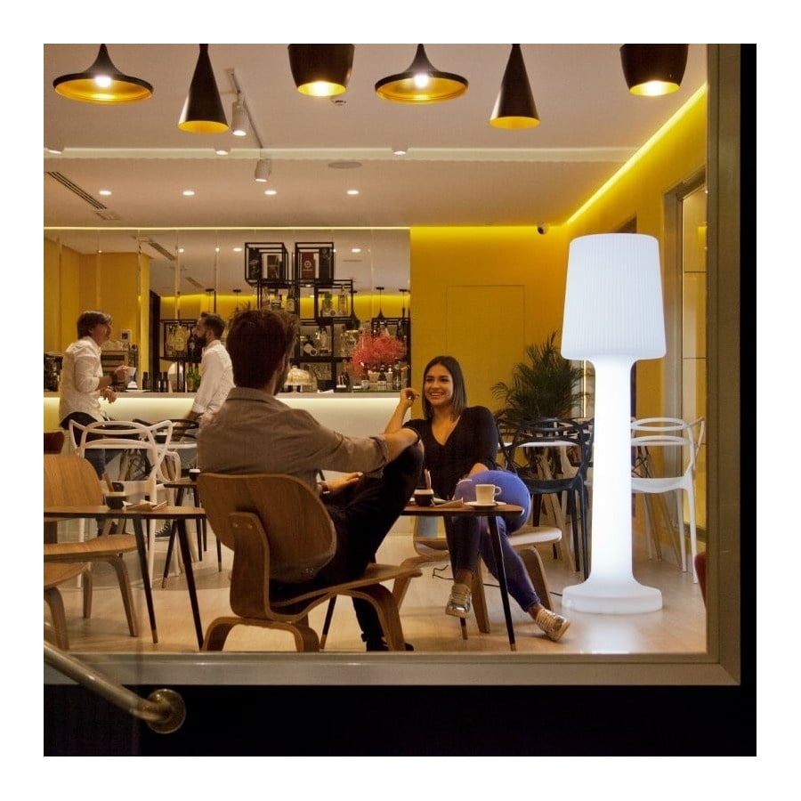 NEW GARDEN lampa ogrodowa CARMEN 165 CABLE biała