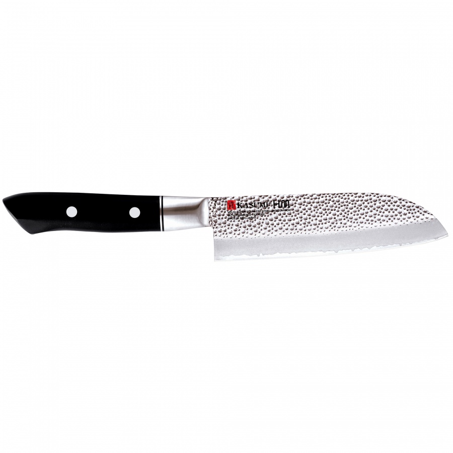 Nóż Santoku, mały kuty VG10 HM dł. 13 cm młotkowa