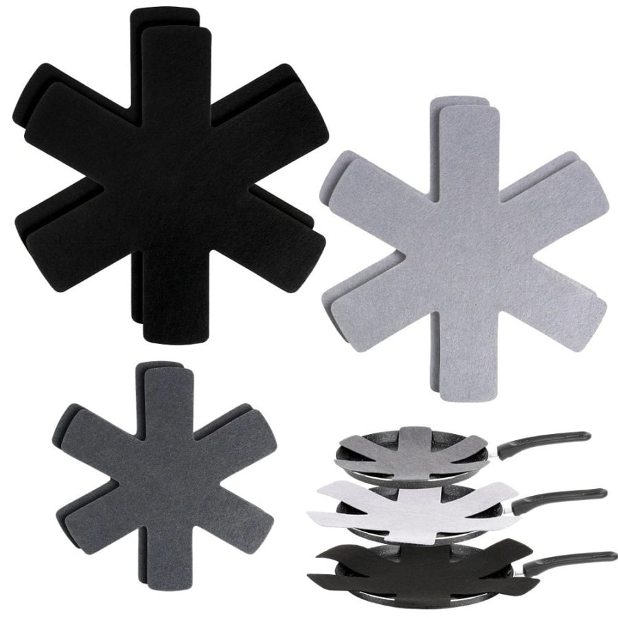 Przekładki ochronne do patelni filcowe 38 / 35 / 26 cm 6 szt.