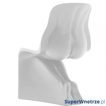 Krzesło King Home Him biały połysk