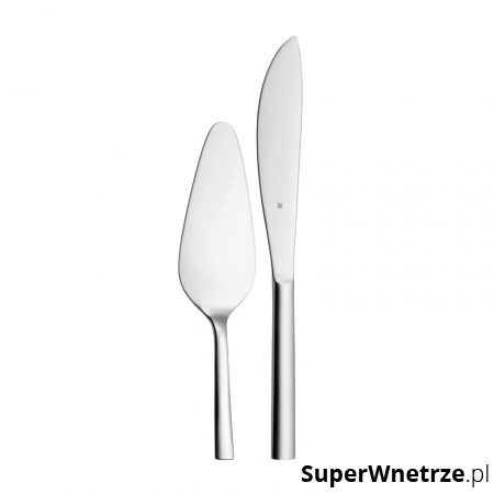 Zestaw 2 el. do ciasta WMF Nuova srebrny