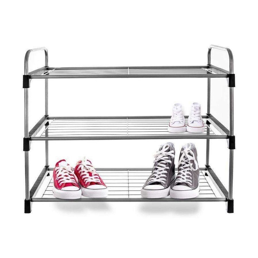 Regał, półka, szafka, organizer, stojak na buty, 3 poziomy, piętrowy