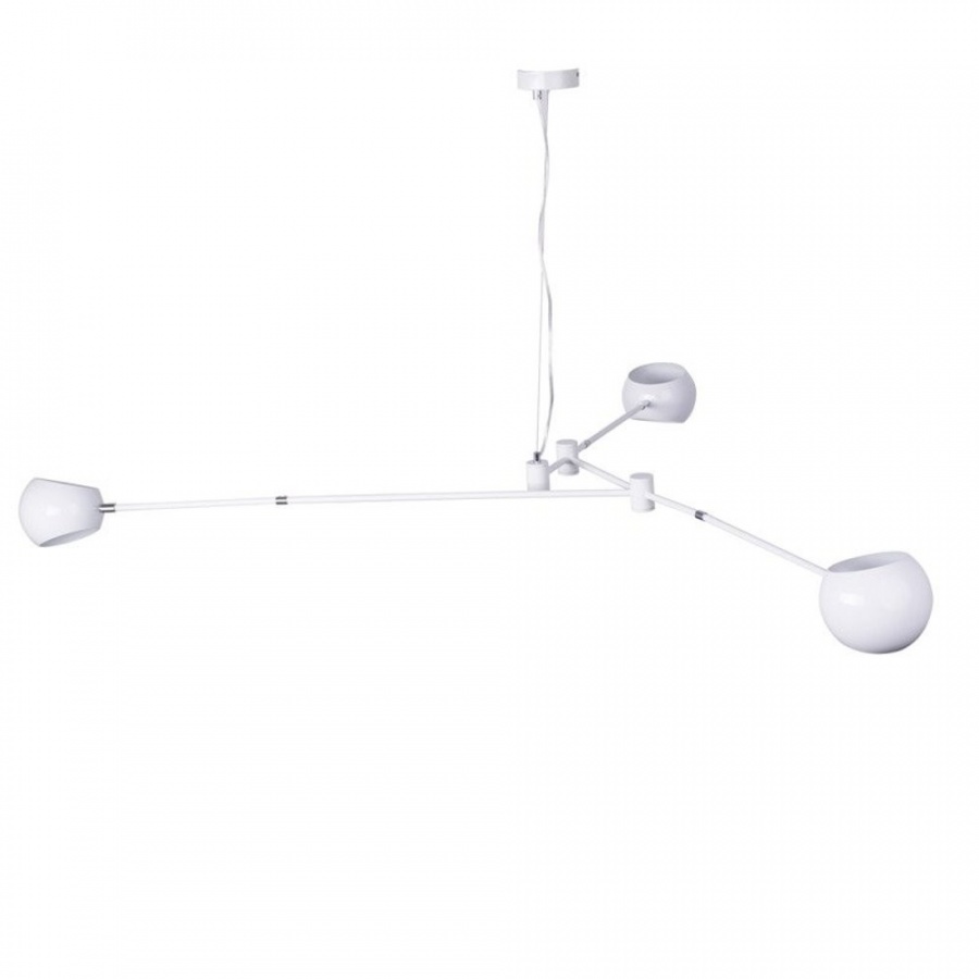 Lampa wisząca astronomy-3 biała 175 cm