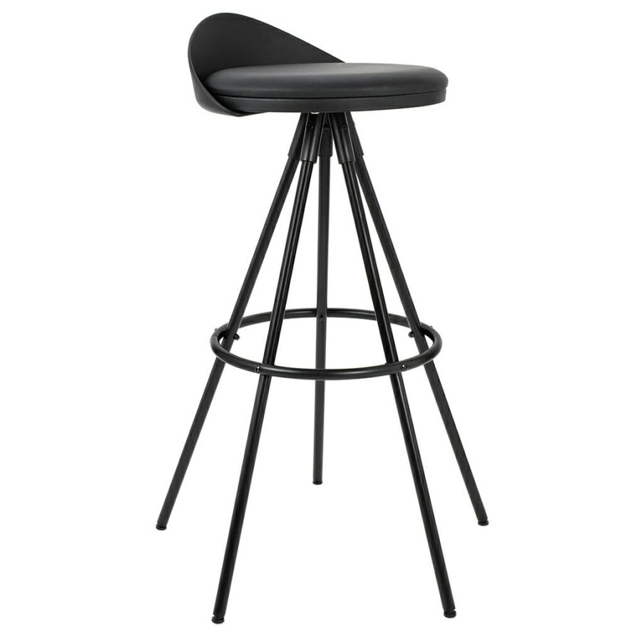 Krzesło barowe lanza 76 czarne