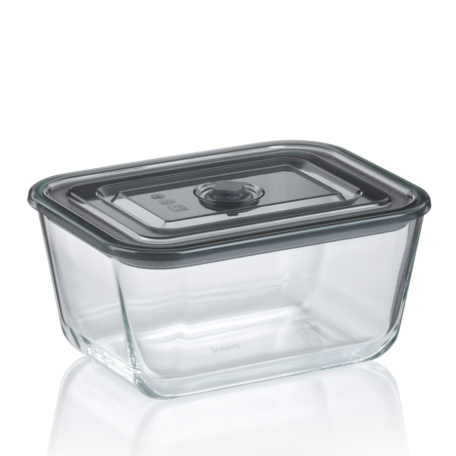 Pojemnik na żywność, szkło borokrzemowe/tworzywo sztuczne, 2,5 l, 24 x 18 x 11 cm