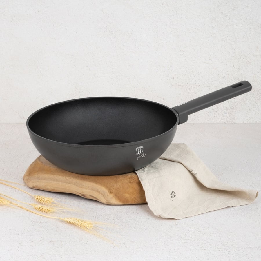 Patelnia wok 28cm BerlingerHaus Antracit BH-8123